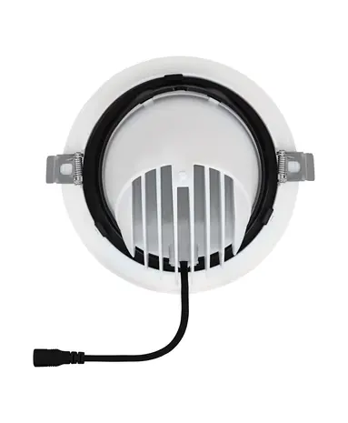 Ledvance Zakelijk: Professionele LED Verlichting & Armaturen | voor de installateur LED Downlight Kantelbaar - Bananenspot Vario 180MM - Wit - 35W 3350 Lm - 3000K 830 Warm Wit | 24  Stralingshoek - Zaagmaat 170MM