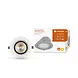 Ledvance Zakelijk: Professionele LED Verlichting & Armaturen | voor de installateur LED Downlight Kantelbaar - Bananenspot Vario 180MM - Wit - 35W 3350 Lm - 3000K 830 Warm Wit | 24  Stralingshoek - Zaagmaat 170MM
