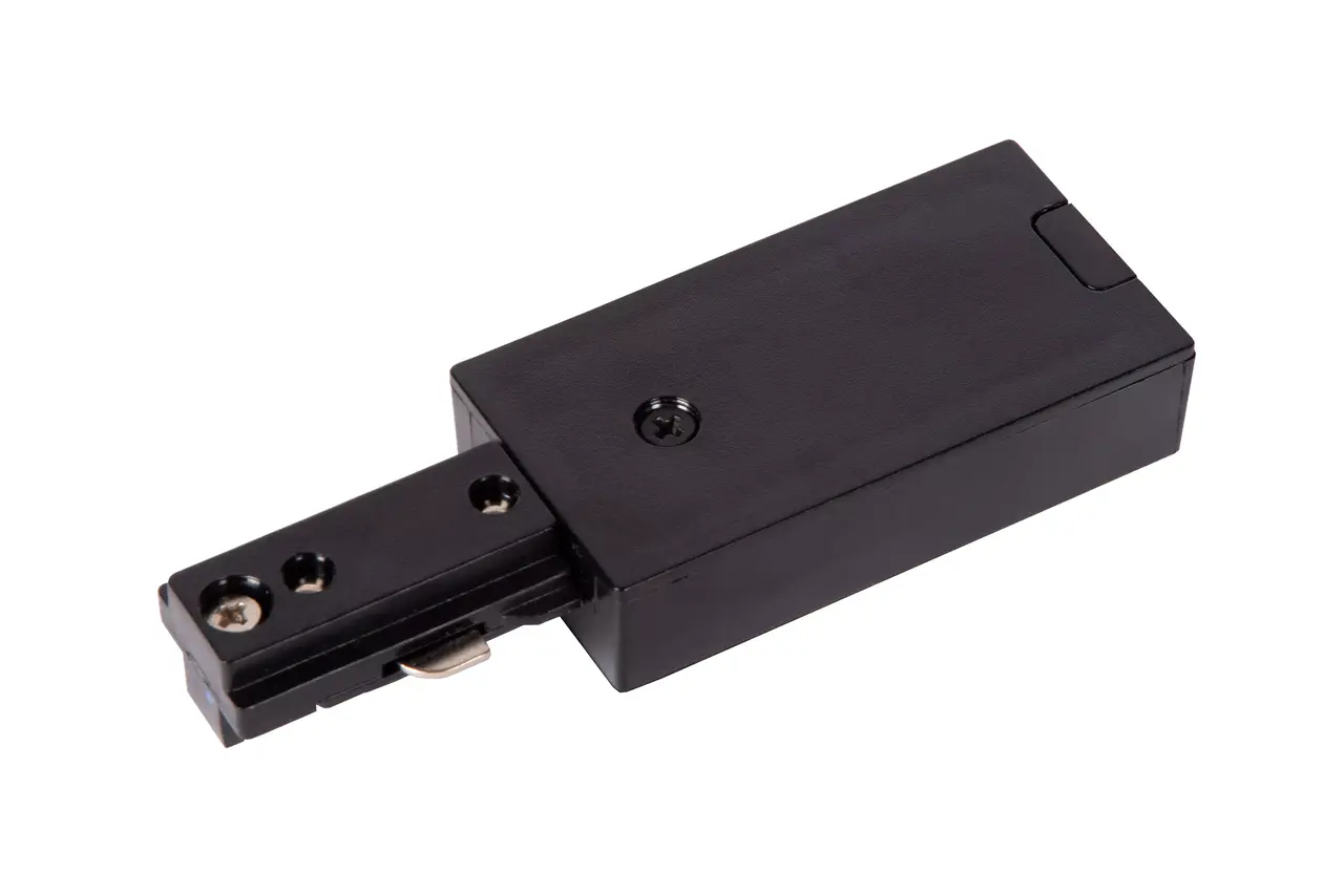 Lucide 1-Fase Spanningsrail toebehoren | Beginvoeding - Zwart Lucide 1-Fase Spanningsrail toebehoren | Beginvoeding - Zwart