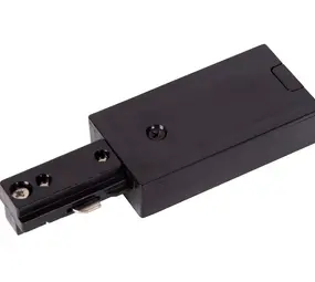 Lucide 1-Fase Spanningsrail toebehoren | Beginvoeding - Zwart