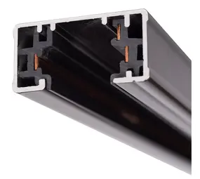 Lucide 1-Fase Spanningsrail Track Railsysteem | 1 meter - Zwart