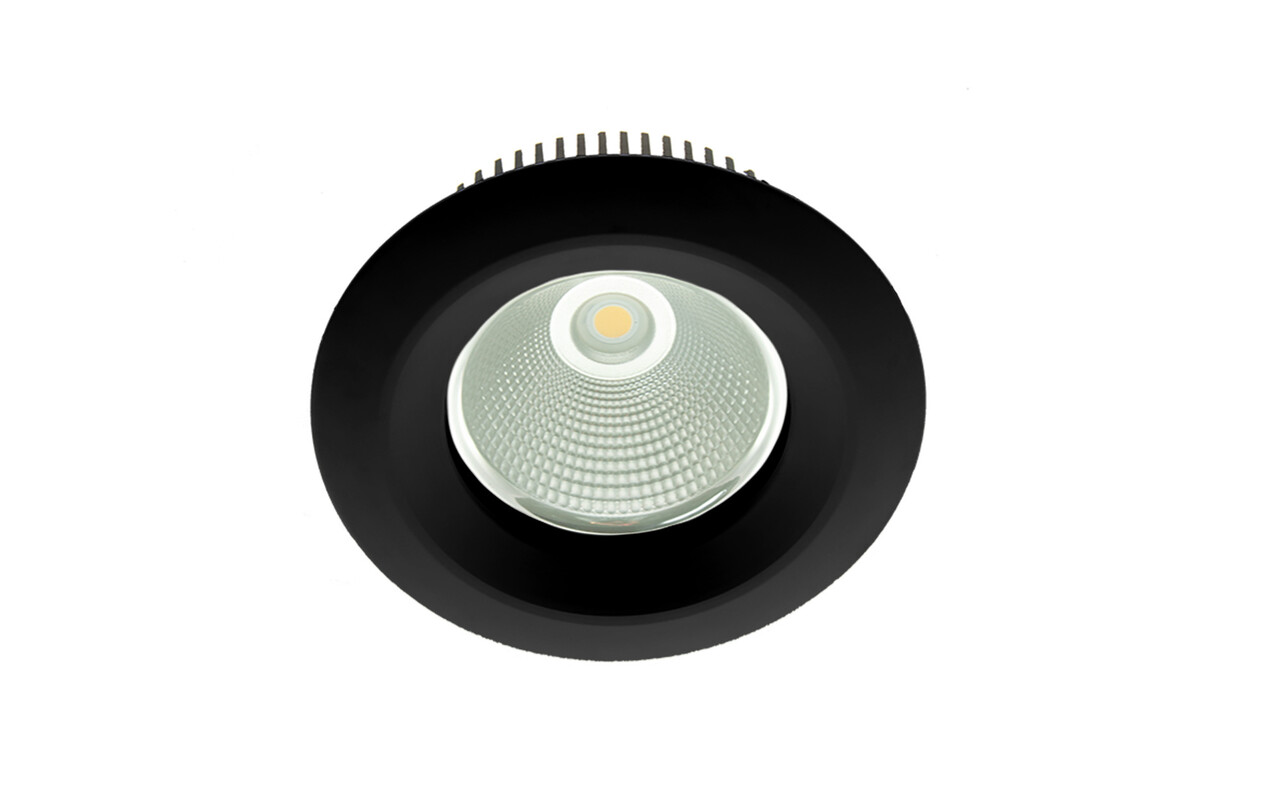 Macbright LED Downlight IP54 Zwart - PLUTO Mini 165MM - 9.2W 1100Lm - 3000K 830 Warm Wit | Zaagmaat 125MM + Wieland GST18i3 Macbright LED Downlight IP54 Zwart - PLUTO Mini 165MM - 9.2W 1100Lm - 3000K 830 Warm Wit | Zaagmaat 125MM + Wieland GST18i3