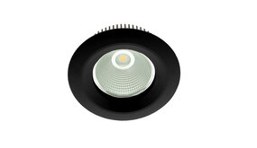 LCB LED Europe LED Downlight IP54 Zwart - PLUTO Mini 165MM - 9.2W 1100Lm - 3000K 830 Warm Wit | Zaagmaat 125MM + Wieland GST18i3 LCB LED Europe LED Downlight IP54 Zwart - PLUTO Mini 165MM - 9.2W 1100Lm - 3000K 830 Warm Wit | Zaagmaat 125MM + Wieland GST18i3