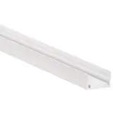 LCB LED Europe  U-profiel - Plat - Aluminium Mat Wit | 2 Meter - Binnenmaat 2000 x 12 x 9MM - Buitenmaat 2000 x 16 x 10MM