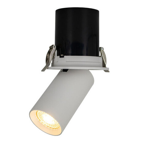 LCB LED LED Inbouw richtspot - Rond 115mm - GU10 Fitting - Wit  | Zaagmaat 75mm