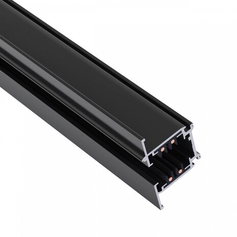 Spectrum voor de installateur 3-Fase Spanningsrail Inbouw | 1 Meter - Zwart - 3-Phase track- Universeel