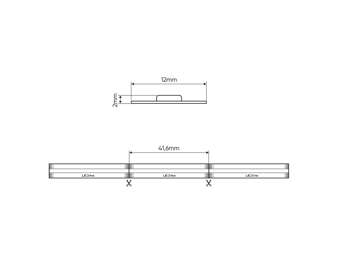 LED line verlichting - Betaalbare Professionele LED Oplossingen LED Strip Lichtlijn - 5m - 12mm breed - 24V 18W/M - 840leds p/m - COB - RGB+CCT - IP20 LED line verlichting - Betaalbare Professionele LED Oplossingen LED Strip Lichtlijn - 5m - 12mm breed - 24V 18W/M - 840leds p/m - COB - RGB+CCT - IP20