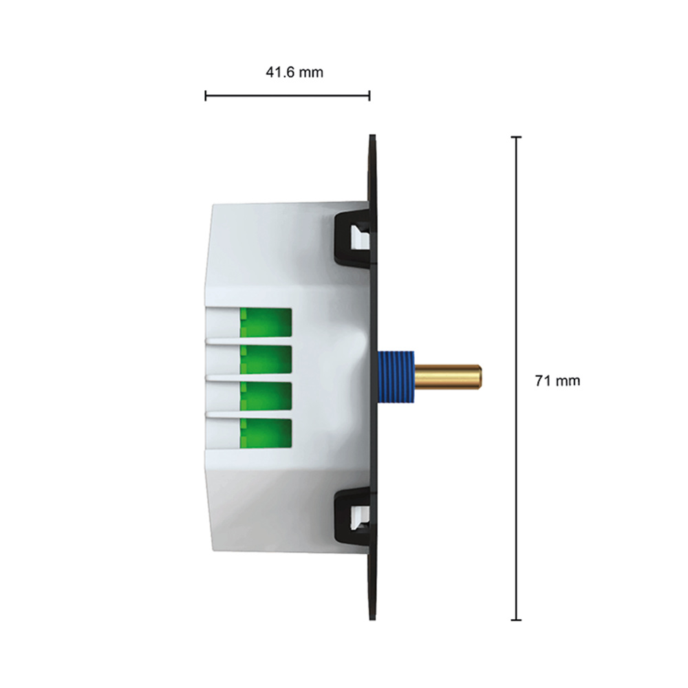 LCB LED LED Universele Draai Dimmer - 500W - Fase aan- en afsnijding |  TRIAC RLC 0.3 - 500 Watt