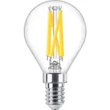 Philips LED Verlichting | Officieel distributeur LED Filament Helder Glas - P45 Kogellamp - E14 fitting -  5.9W 806lm  - DTW 922-927 Dim To Warm | Beste Kleurweergave - Dimtone Dimbaar
