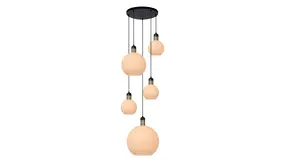 Lucide JULIUS - Hanglamp - 5xE27 - Opaal Lucide JULIUS - Hanglamp - 5xE27 - Opaal