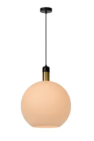 Lucide JULIUS - Hanglamp - Ø 40 cm - 1xE27 - Opaal Lucide JULIUS - Hanglamp - Ø 40 cm - 1xE27 - Opaal