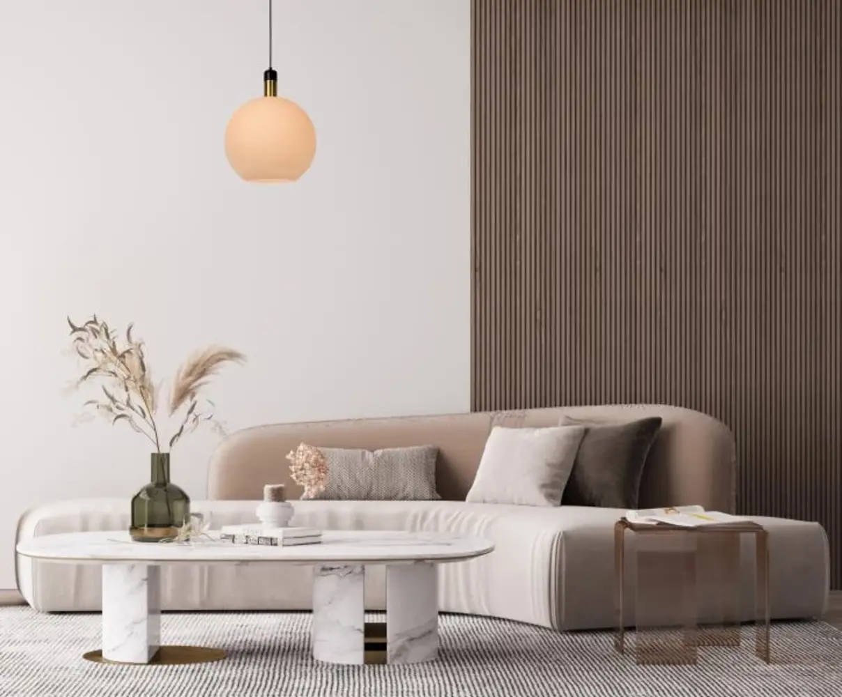 Lucide JULIUS - Hanglamp - Ø 40 cm - 1xE27 - Opaal Lucide JULIUS - Hanglamp - Ø 40 cm - 1xE27 - Opaal