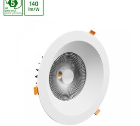 Spectrum voor de installateur LED Downlight XL 310MM - Verzonken Wit - 19W 2850Lm  - 840 Helder Wit | Zaagmaat 260MM