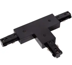 Lucide 1-Fase Spanningsrail toebehoren | T verbinding - Koppelstuk - Zwart