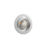Macbright LED Downlight Kantelbaar IP44 -  115MM SUN-2 Wit - 9.2W  1100Lm - 3000K 830 Warm Wit  |  Zaagmaat 100MM + Wieland GST18i3