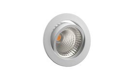 Macbright LED Downlight Kantelbaar IP44 -  115MM SUN-2 Wit - 9.2W  1100Lm - 3000K 830 Warm Wit  |  Zaagmaat 100MM + Wieland GST18i3