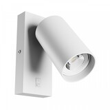 Spectrum voor de installateur GU10 Wandlamp met Aan/Uit Schakelaar 230V IP20 55x100mm Wit Rond