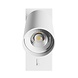 Spectrum voor de installateur GU10 Wandlamp met Aan/Uit Schakelaar 230V IP20 55x100mm Wit Rond