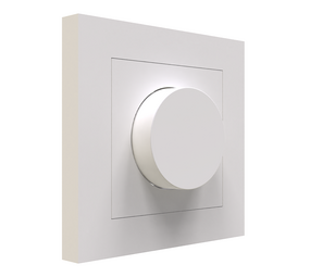 LCB LED Europe  Modern afdekraam / afdekplaat voor LED dimmer - Wit  RAL9003 | 83.6x83.6mm - Universeel