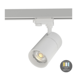 LCB LED Europe  LED 3-Fase Railspot Dimbaar - Wit - 10W - 30W 950Lm - 2850Lm - CCT 927-930-940 Multi Lumen Switch | Triac Dimbaar - 5 Jaar garantie