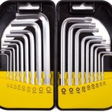 Inbus + torx sleutelset 18 dlg profi box