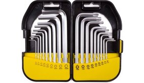 Inbus + torx sleutelset 18 dlg profi box Inbus + torx sleutelset 18 dlg profi box
