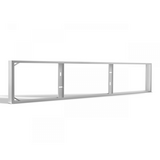 LCB LED Europe  LED Paneel opbouw framesysteem - Klik Systeem - 150x30x7 cm - Wit aluminium - Geschikt voor Backlit en Sidelit panelen