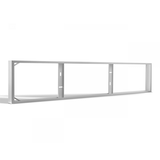 LCB LED LED Paneel opbouw framesysteem - Klik Systeem - 150x30x7 cm - Wit aluminium - Geschikt voor Backlit en Sidelit panelen LCB LED LED Paneel opbouw framesysteem - Klik Systeem - 150x30x7 cm - Wit aluminium - Geschikt voor Backlit en Sidelit panelen