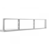 LED Paneel opbouw framesysteem - Klik Systeem - 150x30x7 cm - Wit aluminium - Geschikt voor Backlit en Sidelit panelen LED Paneel opbouw framesysteem - Klik Systeem - 150x30x7 cm - Wit aluminium - Geschikt voor Backlit en Sidelit panelen