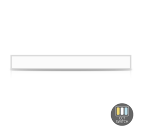 LCB LED Europe  LED Paneel 1495x145mm - 32W 3360Lm - CCT 830-840-850 Multi Color Switch  |  UGR17 Prisma -  Incl. Eurostekker 1.5m