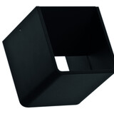 LCB LED Europe  LED Wandlamp Up Downlight - IP54 Zwart - BOXX  S 100MM - 6W 540Lm - 2700K 827 Warm wit |  100MM hoog  - 230v