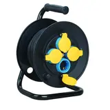 Technik Kabelhaspel 50Meter 16A - IP44  4-voudig H07RN-F | 3x1.5mm2 - Industriele kwaliteit