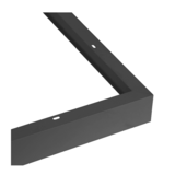 LCB LED Europe LED paneel opbouw - 120x30cm Framesysteem - Zwart aluminium - 5cm hoog LCB LED Europe LED paneel opbouw - 120x30cm Framesysteem - Zwart aluminium - 5cm hoog