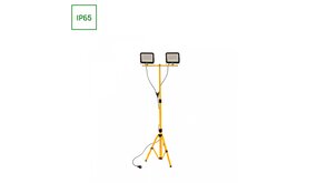 Spectrum voor de installateur: Betaalbare kwaliteit en veelzijdige LED-oplossingen LED Statief standaardset +  2X50W 4000K Schijnwerper 4000K - IP65 - incl. 2 meter kabel