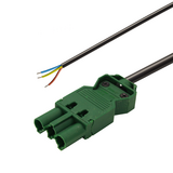 LCB LED Europe 3 Meter Aansluitsnoer zwart - Male Connector | GST18i3 Wieland compatible | 3x1,5 MM² LCB LED Europe 3 Meter Aansluitsnoer zwart - Male Connector | GST18i3 Wieland compatible | 3x1,5 MM²
