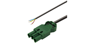 LCB LED Europe 1 Meter Aansluitsnoer zwart - Male Connector | GST18-3 Wieland | 0,75 MM² LCB LED Europe 1 Meter Aansluitsnoer zwart - Male Connector | GST18-3 Wieland | 0,75 MM²