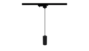 LCB LED LED Pendel hanglamp - 130MM Zwart  - voor 3Fase Spanningsrail  | GU10 Fitting -  60X130MM LCB LED LED Pendel hanglamp - 130MM Zwart  - voor 3Fase Spanningsrail  | GU10 Fitting -  60X130MM