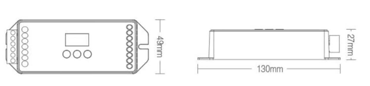 LCB LED LED Strip DALI - DT8 Controller 20A  | DL-X Miboxer RGB + CCT + DIM 12/ 24V
