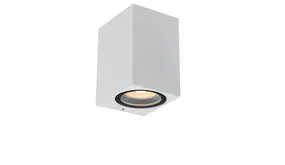 LED Wandlamp IP65 - Wit -  GU10 Fitting - 100MM Downlight Zaro |  68MM Breed - 230V LED Wandlamp IP65 - Wit -  GU10 Fitting - 100MM Downlight Zaro |  68MM Breed - 230V