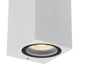 LED Wandlamp IP65 - Wit -  GU10 Fitting - 100MM Downlight Zaro |  68MM Breed - 230V