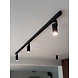 Spectrum voor de installateur LED Railspot Zwart Tracklight - Universeel 3-Phase - GU10 fitting - Verwisselbare spot