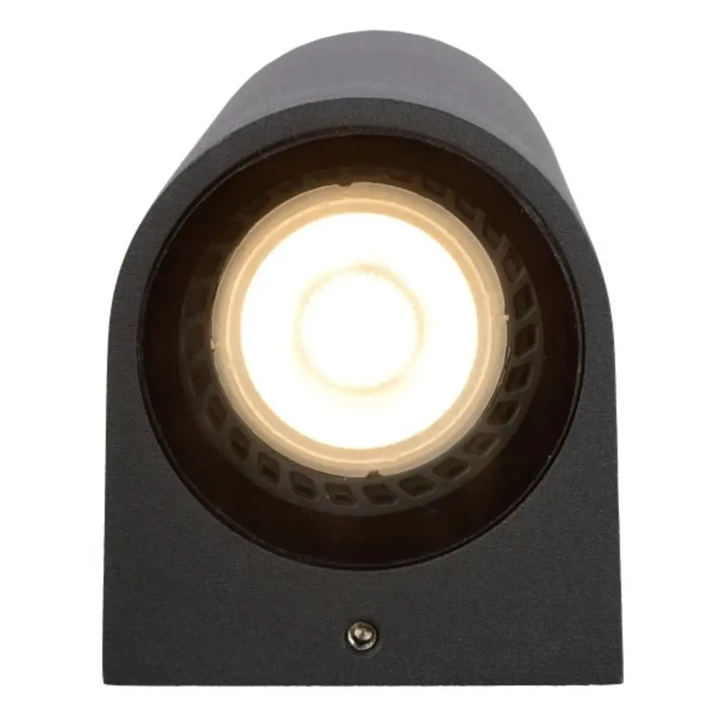 Lucide LED Wandlamp 160MM - Zwart Alu Up Downlight - ZARO Rond | IP44 - 2xGU10 - 68MM Breed Lucide LED Wandlamp 160MM - Zwart Alu Up Downlight - ZARO Rond | IP44 - 2xGU10 - 68MM Breed