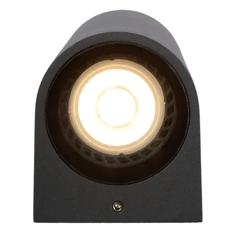 Lucide LED Wandlamp 160MM - Zwart Alu Up Downlight - ZARO Rond | IP44 - 2xGU10 - 68MM Breed Lucide LED Wandlamp 160MM - Zwart Alu Up Downlight - ZARO Rond | IP44 - 2xGU10 - 68MM Breed