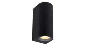 Lucide LED Wandlamp 160MM - Zwart Alu Up Downlight - ZARO Rond | IP44 - 2xGU10 - 68MM Breed Lucide LED Wandlamp 160MM - Zwart Alu Up Downlight - ZARO Rond | IP44 - 2xGU10 - 68MM Breed