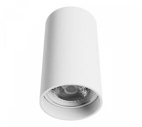 Spectrum voor de installateur LED Plafondspot GU10 - Tube 100MM - Wit - CHLOE VARIOSA Opbouw  | 55MM Breed - GU10 Fitting  - 230v