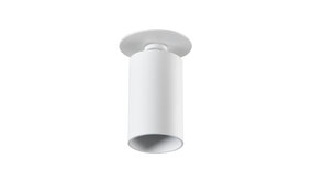 Kanlux Inbouw plafondspot Richtbaar 90MM  - Chiro Wit -  GU10 Fitting | 77MM afdekmaat - Zaagmaat 70MM - 230v Kanlux Inbouw plafondspot Richtbaar 90MM  - Chiro Wit -  GU10 Fitting | 77MM afdekmaat - Zaagmaat 70MM - 230v
