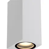 LED Wandlamp IP44 - Wit Zaro - 2xGU10 Fitting - 160MM Up Downlight | 68MM Breed - 230V LED Wandlamp IP44 - Wit Zaro - 2xGU10 Fitting - 160MM Up Downlight | 68MM Breed - 230V
