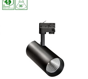 Spectrum voor de installateur LED Railspot 3F Branta Zwart - 27W 2565Lm - Lichtkleur Speciaal Voor Brood | 36° Stralingshoek - CRI95