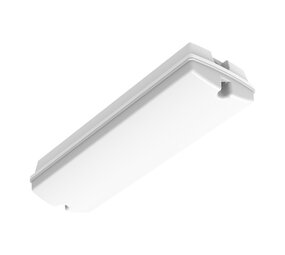 LCB LED Europe  LED Noodverlichting opbouw IP66 - Portiek armatuur  Opaal cover  - 3W 450Lm | IK08  - 3uur batterij