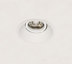 LCB LED Europe  Inbouwspot armatuur IP20 - Verzonken - Candice 85MM - Matt Wit - 1-Lichts | GU10 Fitting - Zaagmaat 75MM